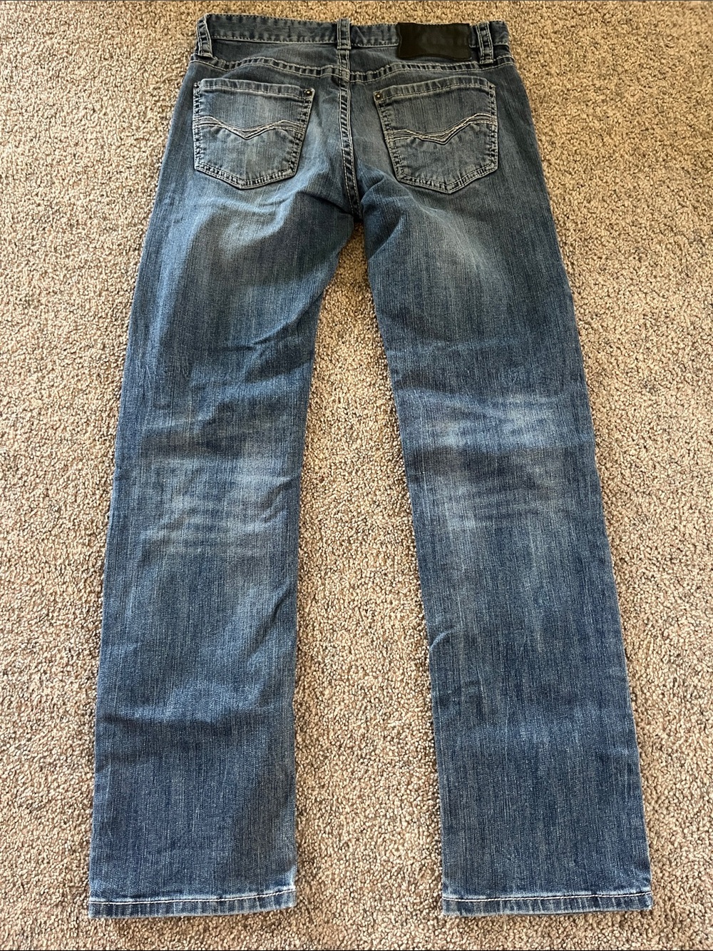 Men’s Rock & Roll Denim Slim Fit Straight Boot 29x32